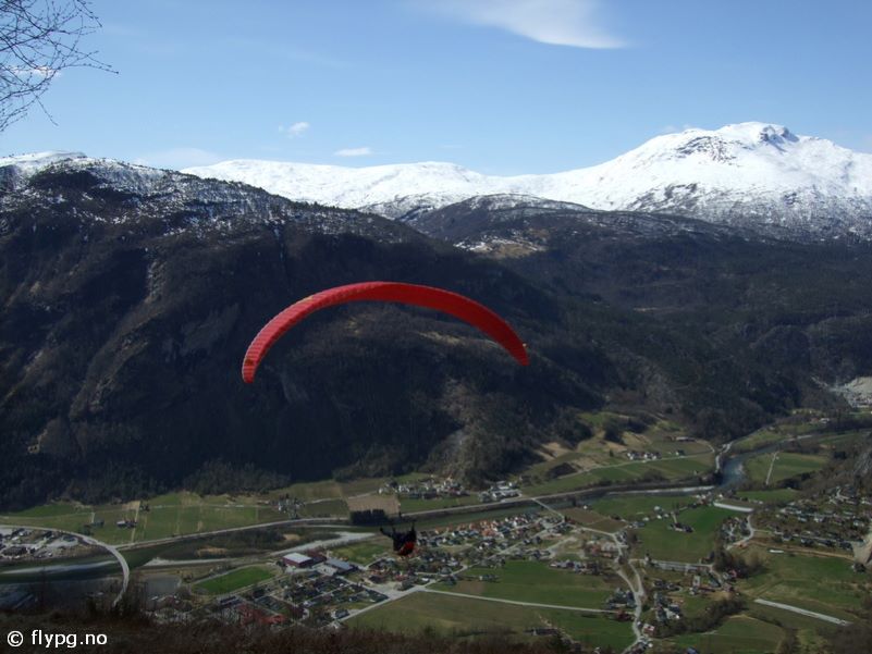 Paragliding Gaupne